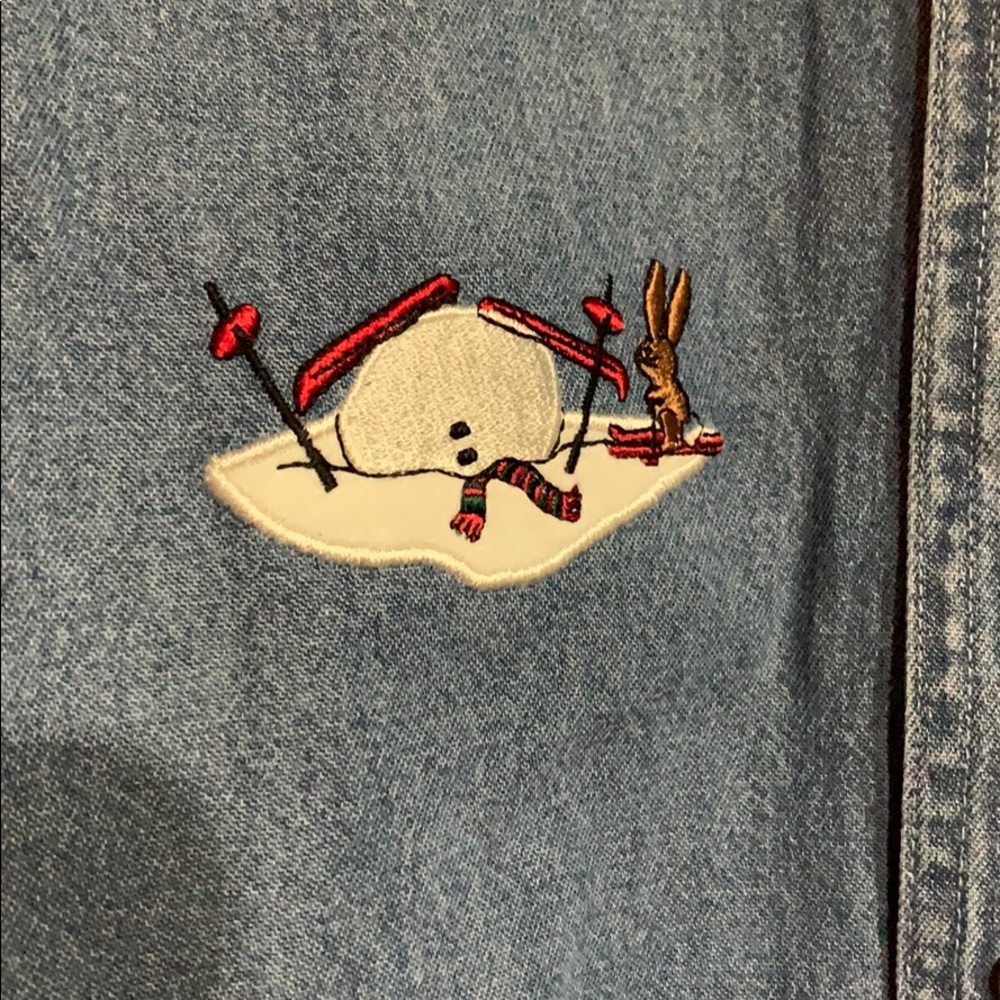 Denim holiday shirt - Picture 3 of 6